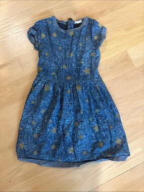 Appaman Girls Blue Star Print Dress 8